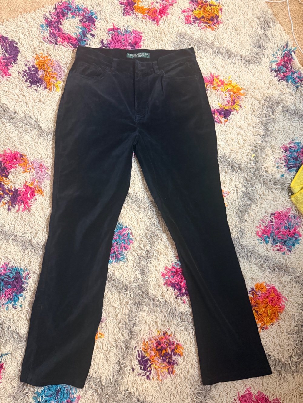 Ralph Lauren Dark Navy Blue Velvet Pants